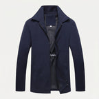 Monterelle | Classic Lapel Jacket Men Full Zip Smart Casual Fit