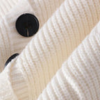 Men's Knit Cardigan Ribbed Hooded Button-Front Regular Fit