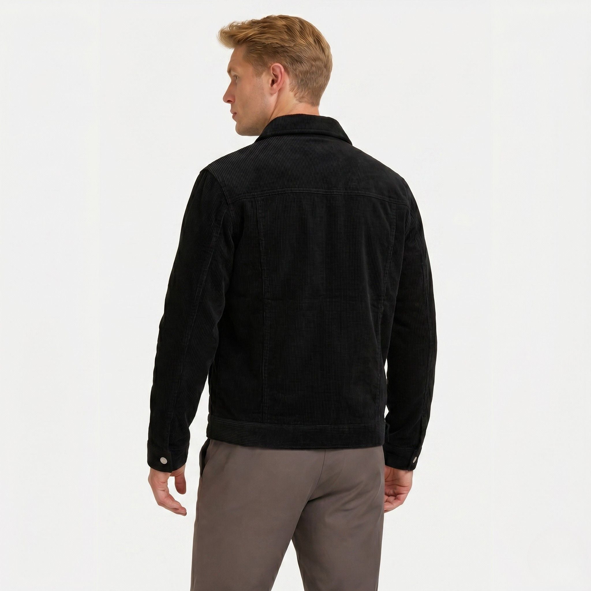 Men's Ribbed Jacket Corduroy Regular Fit