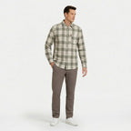 Monterelle | Men’s Plaid Shirt Cotton Lightweight Breathable Casual Fit