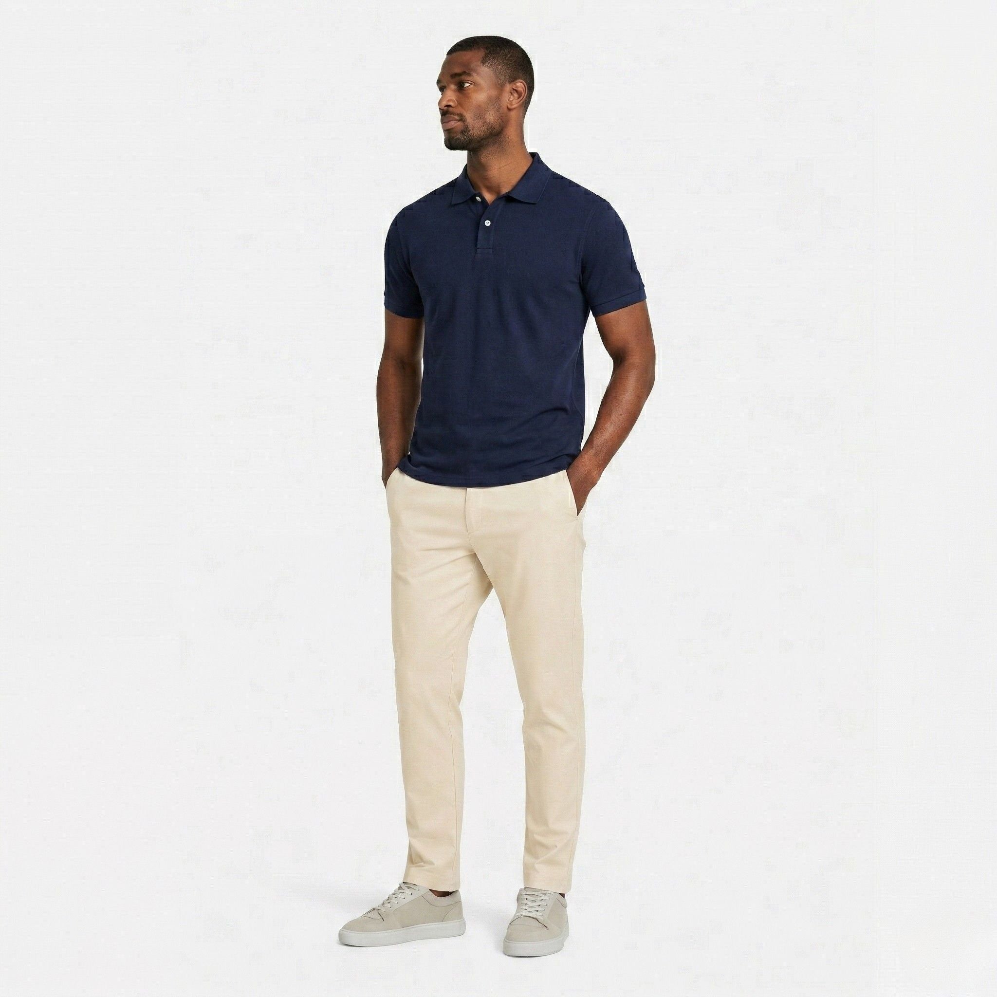 Monterelle | Men’s Breathable Polo Shirt Comfortable Cotton Daily Outfit