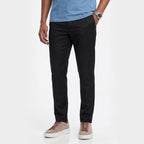 Men's Chino Trousers Flat-Front Stretch Slim Fit