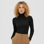 Women's Ribbed Skivvy Jumper Long Sleeve