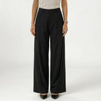 Women's High-Waist Trousers Wide-Leg Fit