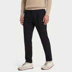 Men's Single-Pleat Trousers Tapered Fit