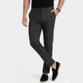 Men's Check Trousers Tailored Slim Fit