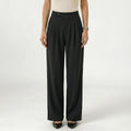 Women's High-Waist Trousers Tailored Wide-Leg Fit