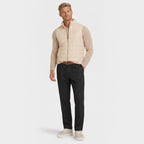 Men's Chino Trousers  Single-Pleat Straight Fit