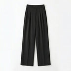 Women's High-Waist Trousers Tailored Wide-Leg Fit