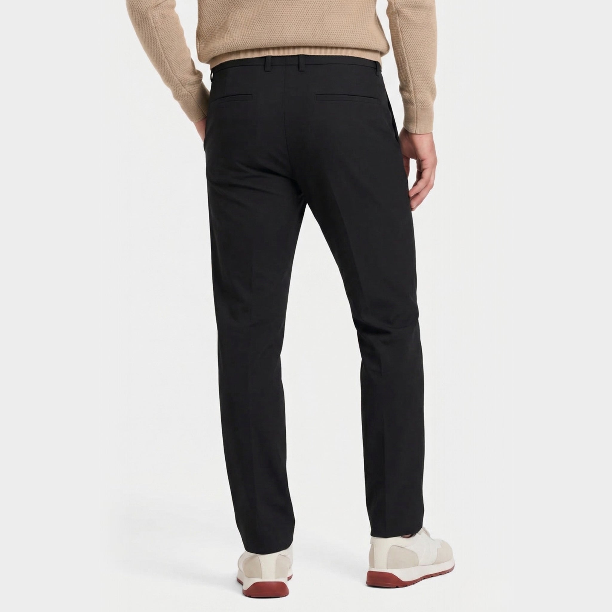 Men's Single-Pleat Trousers Tapered Fit