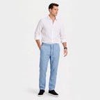 Monterelle | Men’s Linen Trousers Breathable Summer Loose Fit Comfort