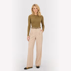 Women's High-Waist Trousers Tailored Wide-Leg Fit