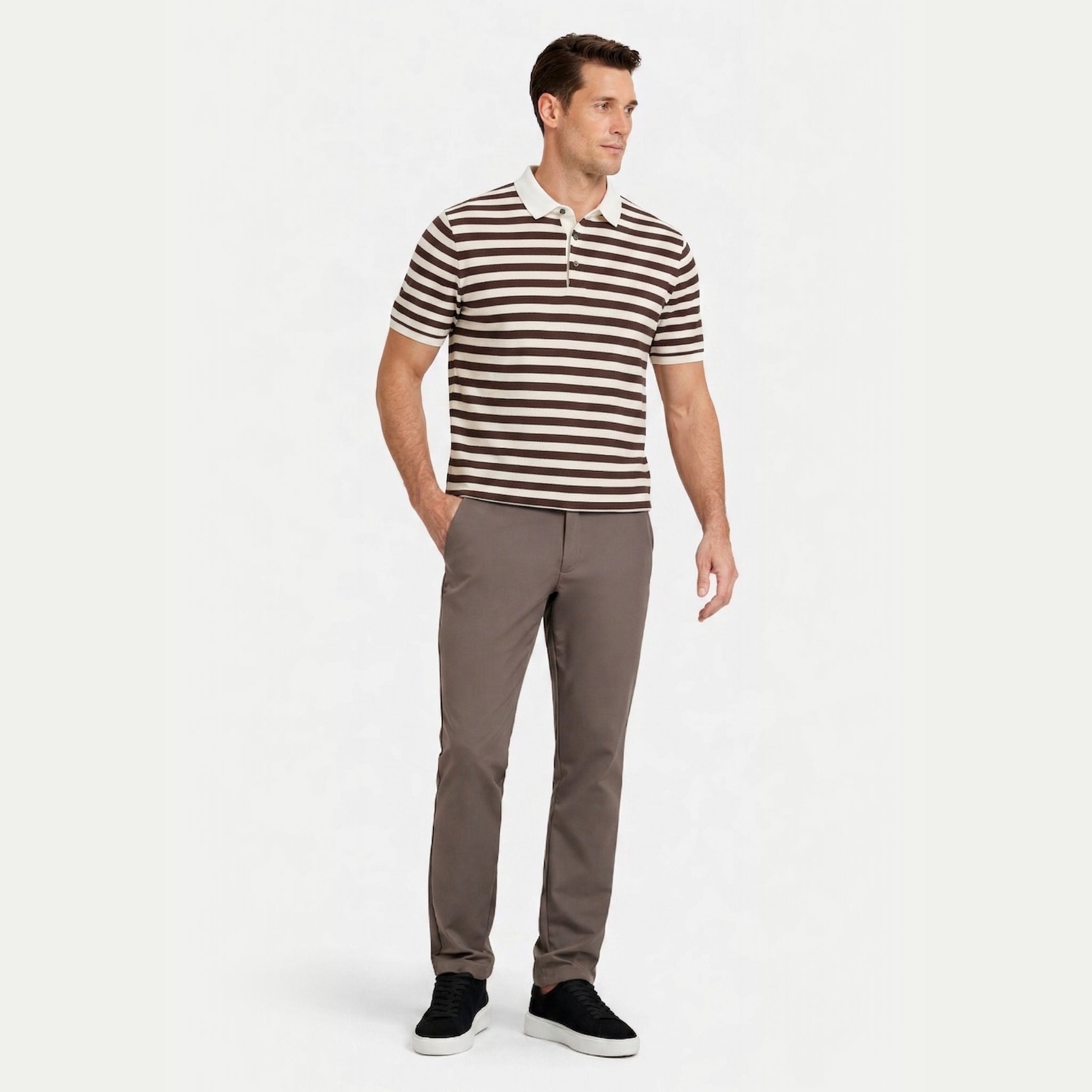 Monterelle | Men’s Classic Polo Shirt Breathable Smart Casual Outfit