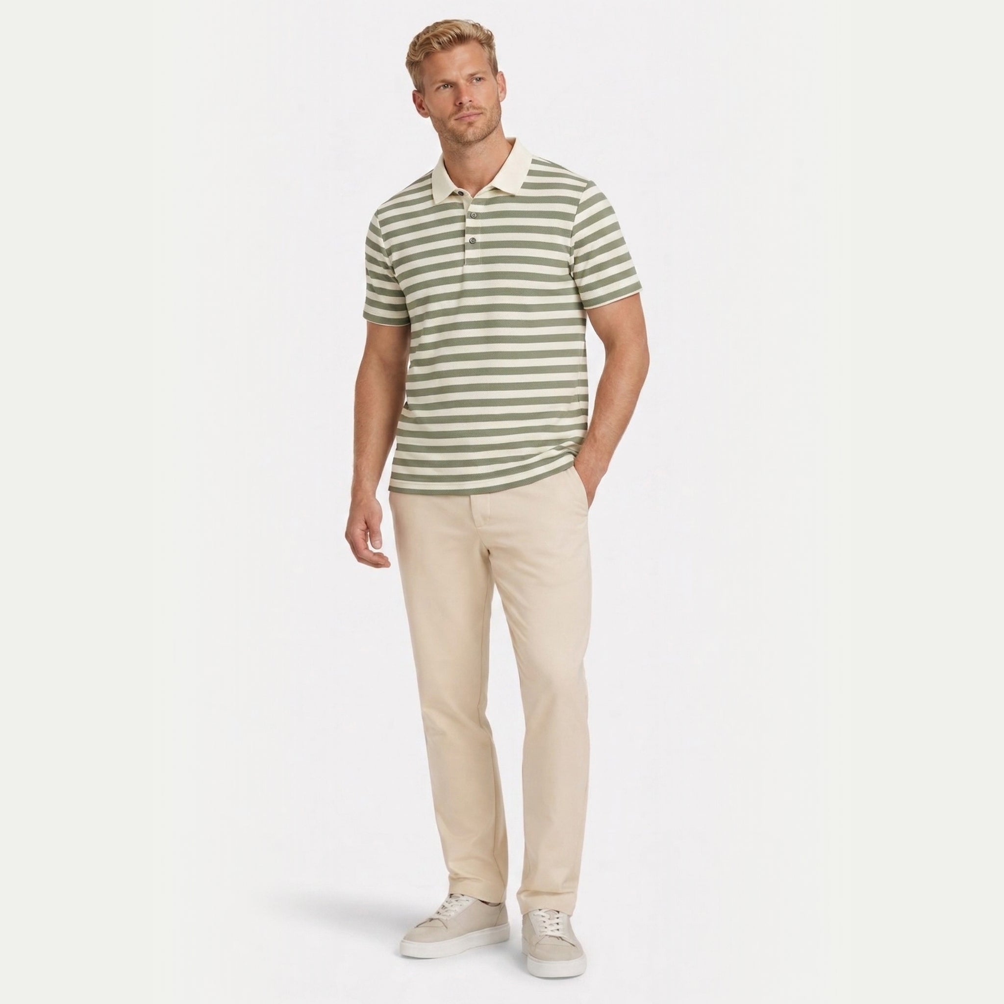 Monterelle | Men’s Classic Polo Shirt Breathable Smart Casual Outfit