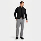 Men's Chino Trousers  Single-Pleat Straight Fit