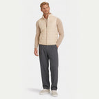 Men's Pleated Trousers Wide-Leg Tailored Relaxed Fit