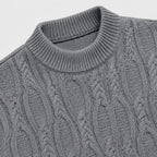 Men's Jumper Crew Neck Cable Knit Regular Fit