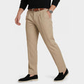 Men's Chino Trousers  Single-Pleat Straight Fit