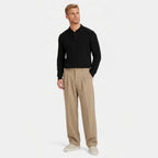 Men's Tailored Trousers Double-Pleat Relaxed Fit