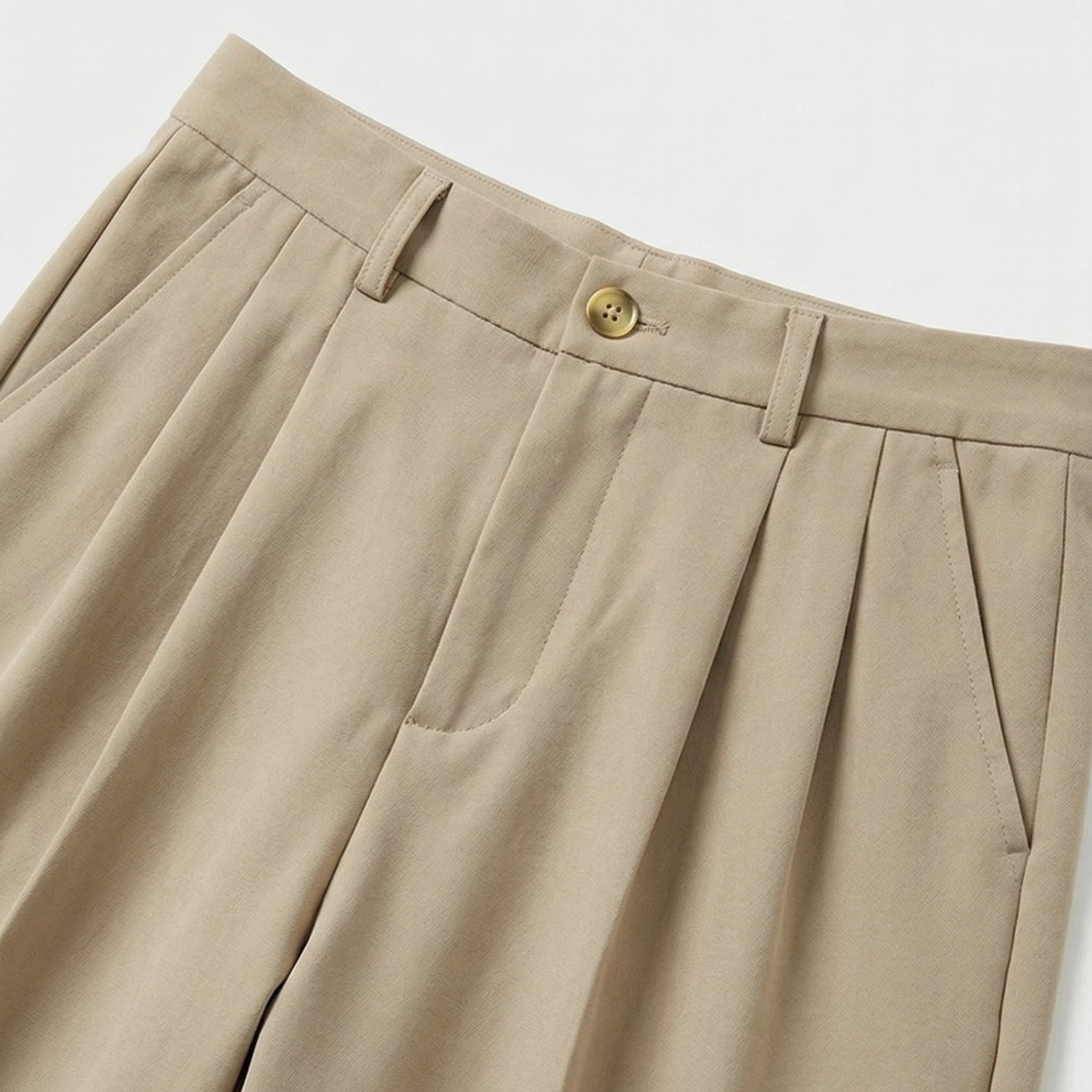 Men's Tailored Trousers Double-Pleat Relaxed Fit