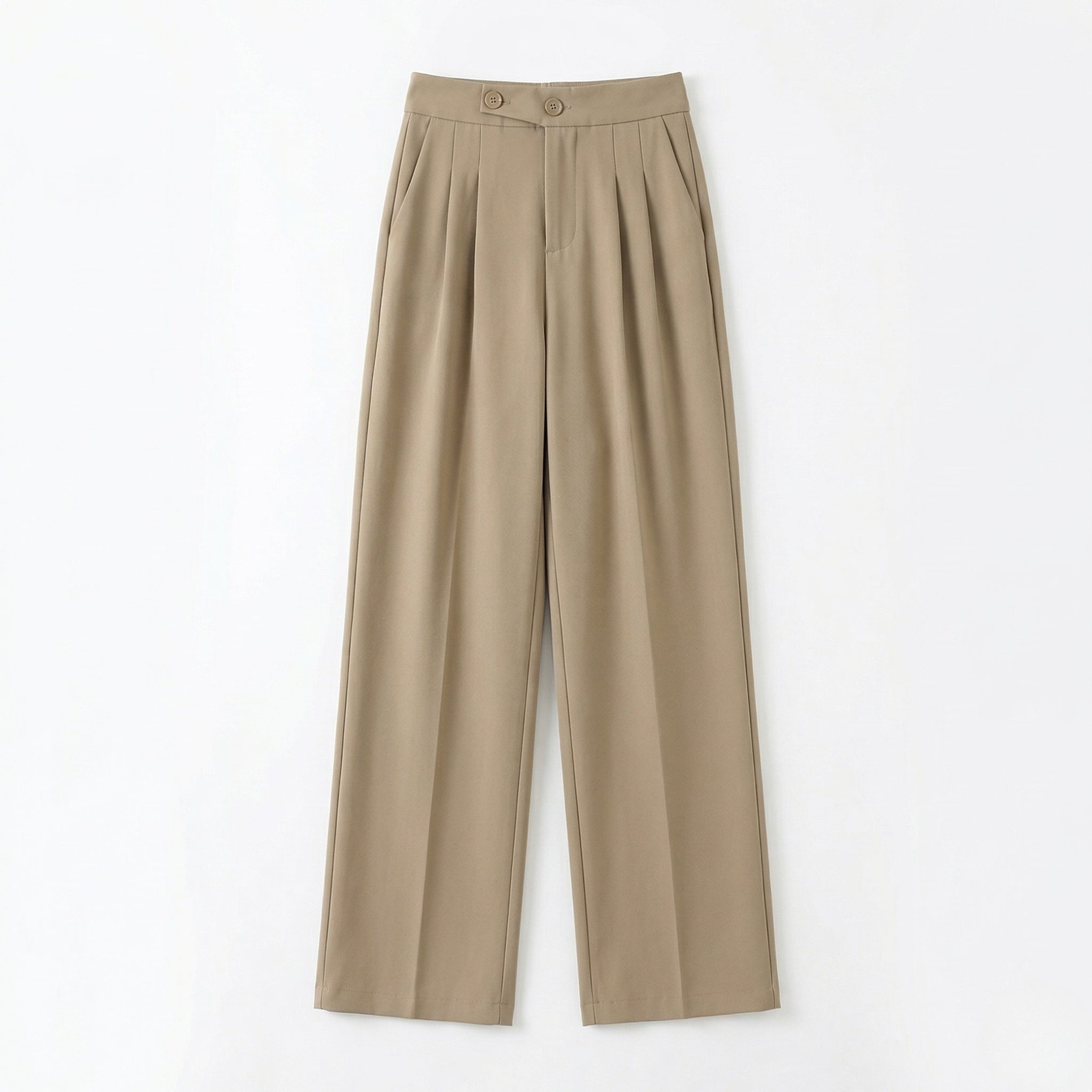 Women's High-Waist Trousers Tailored Wide-Leg Fit
