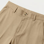 Men's Chino Trousers Flat-Front Stretch Slim Fit