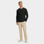 Men’s Long Sleeve Cotton T-Shirt Classic Casual Wear
