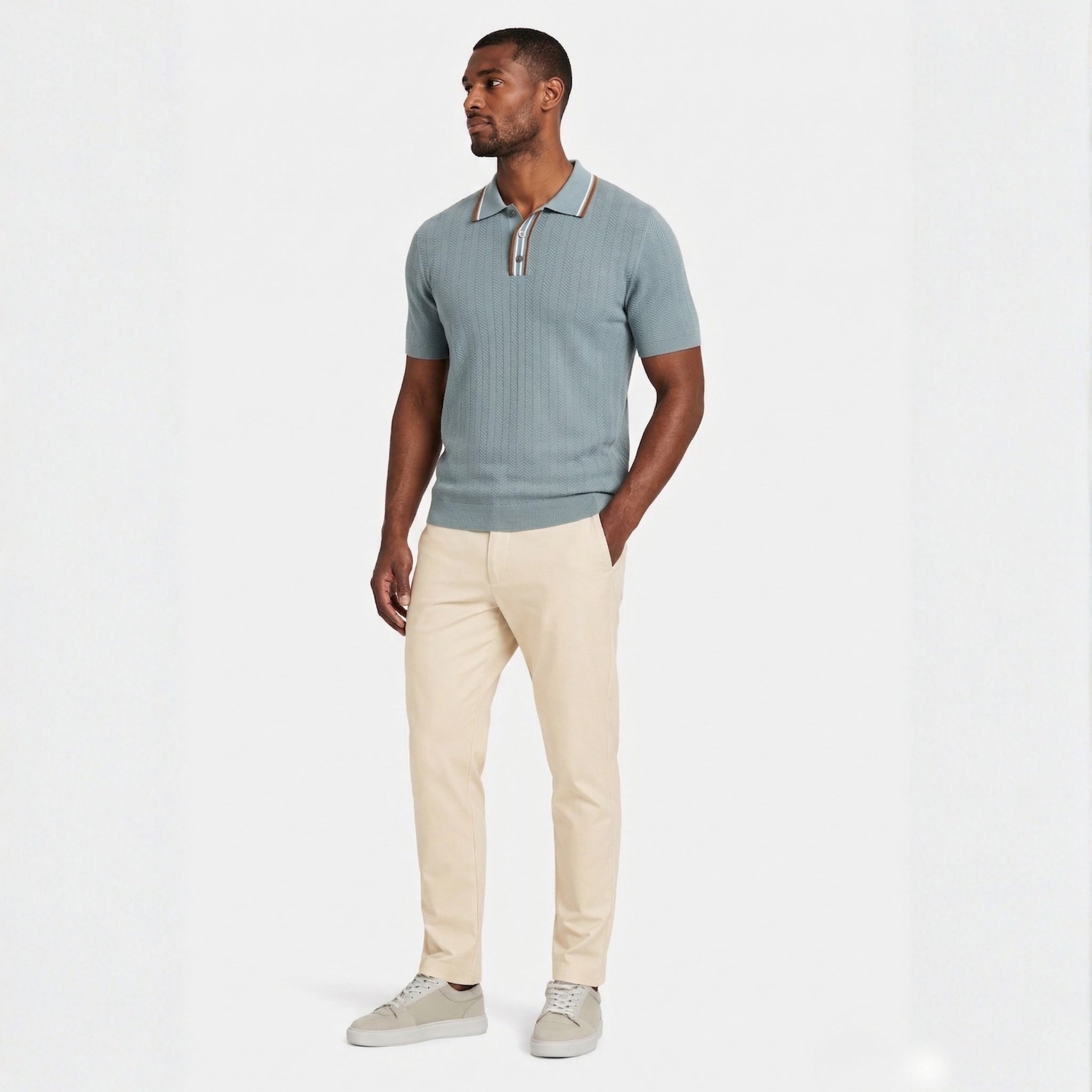 Monterelle | Men’s Short Sleeve Polo Comfortable Lightweight Daily Wear