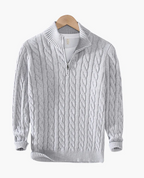 Monterelle | Men’s Half Zip Sweater Soft Knit Smart Casual Wear