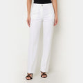 Women's High Waist Trousers Front Seam Tailored Fit