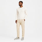 Men's Jumper Crew Neck Cable Knit Regular Fit