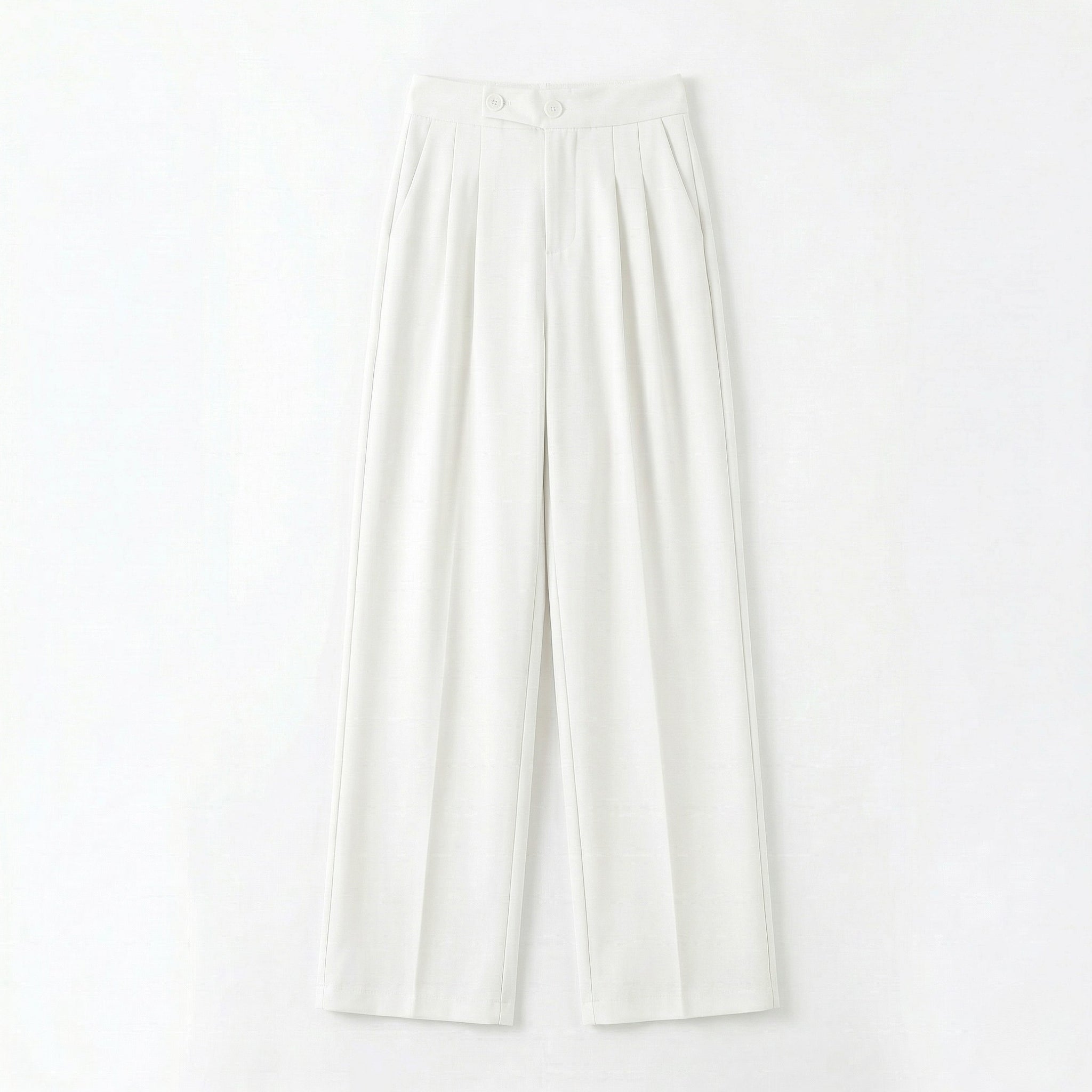 Women's High-Waist Trousers Tailored Wide-Leg Fit