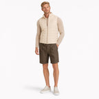 Men's Pleated Linen-Look Short Relaxed Fit