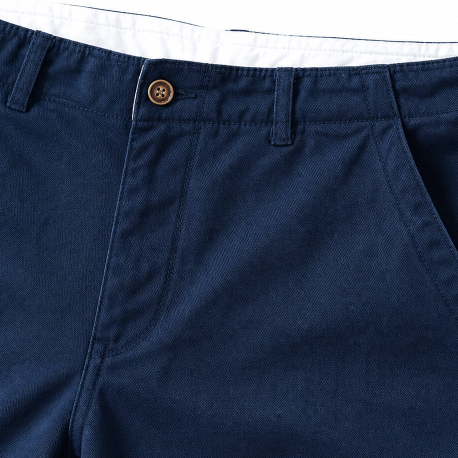Men's Cuffed Chino Shorts Tailored Fit