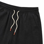 Men's Drawstring Linen-Look Shorts Elastic Waist
