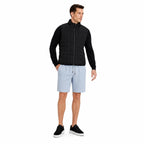 Men's Drawstring Linen-Look Shorts Elastic Waist