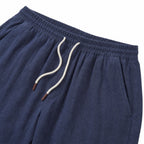 Men's Drawstring Linen-Look Shorts Elastic Waist