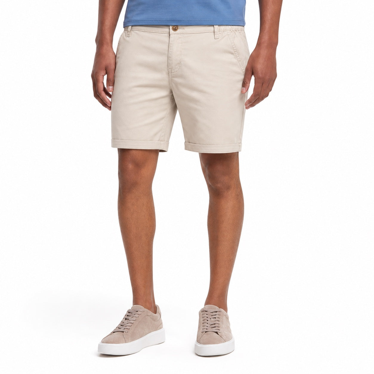 Men's Chino Shorts Side Pockets Regular Fit