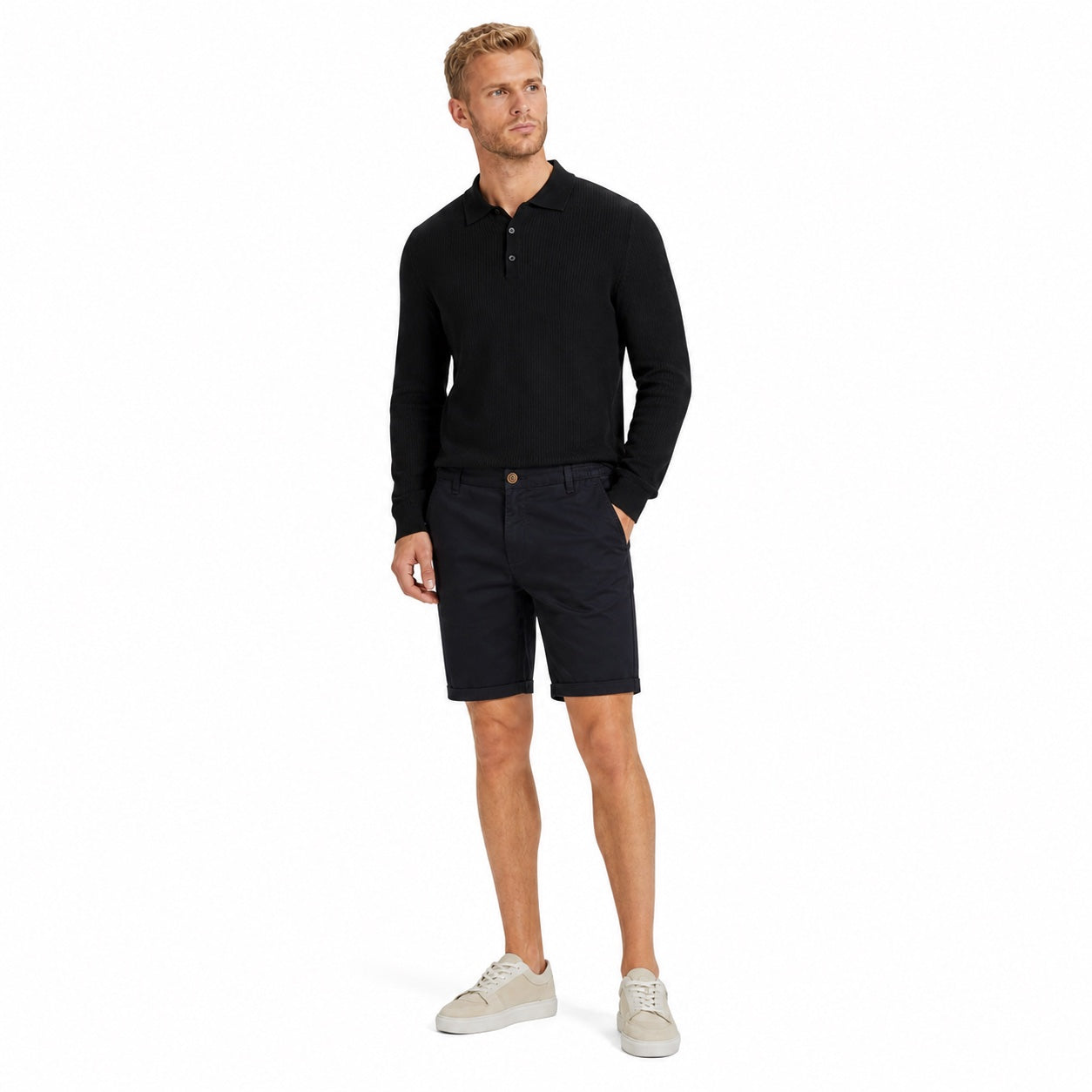 Men's Chino Shorts Side Pockets Regular Fit