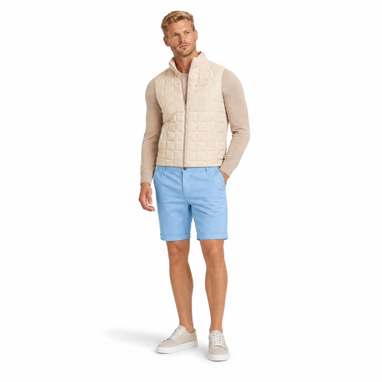 Men's Chino Shorts Side Pockets Regular Fit