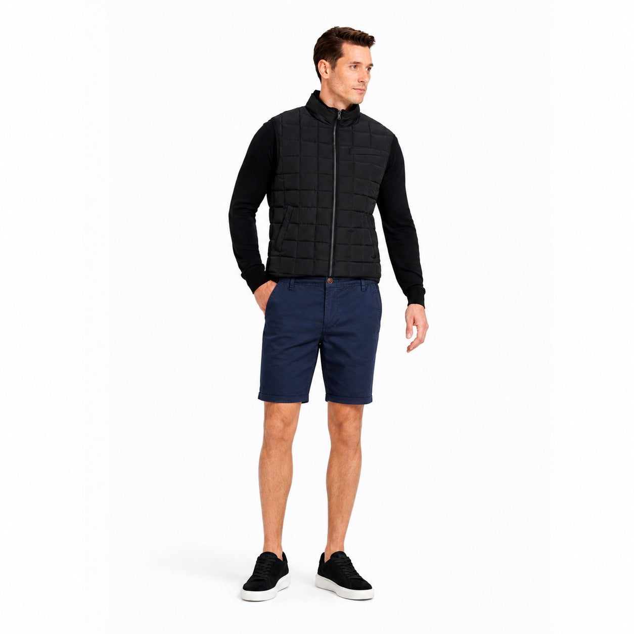 Men's Chino Shorts Side Pockets Regular Fit