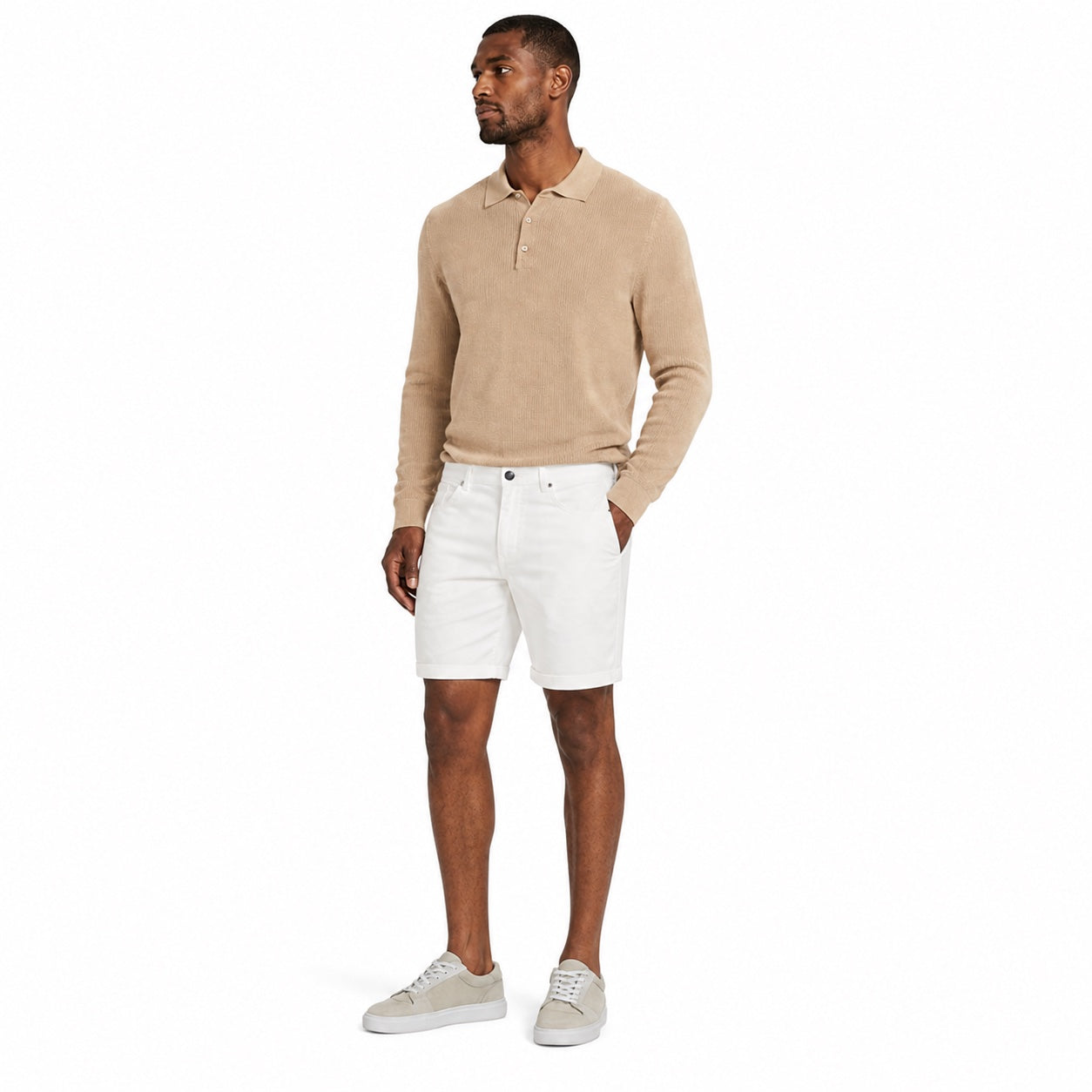 Men's Chino Shorts Side Pockets Regular Fit