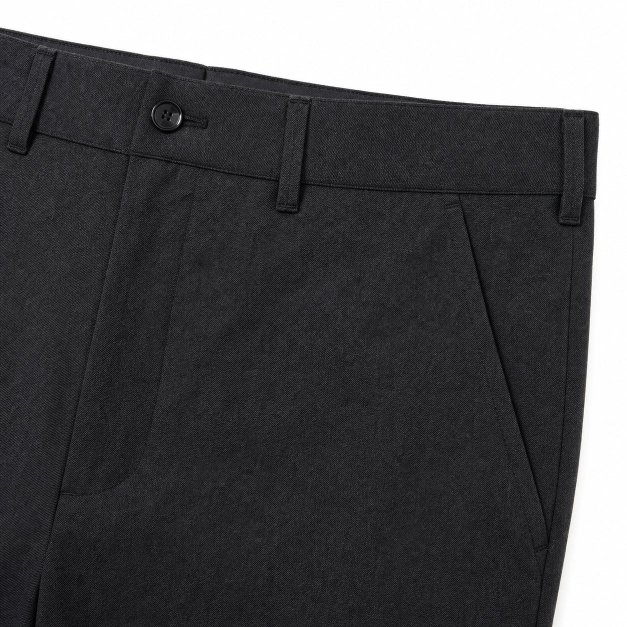 Men's Tapered Chino Trousers Slant Pockets Regular Fit