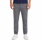 Men's Tapered Chino Trousers Slant Pockets Regular Fit