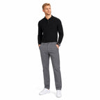 Men's Tapered Chino Trousers Slant Pockets Regular Fit