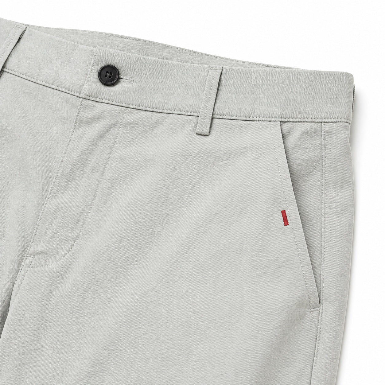 Men's Tapered Chino Trousers Slant Pockets Regular Fit