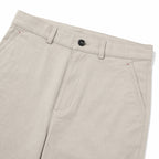 Men's Tapered Chino Trousers Slant Pockets Regular Fit