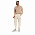 Men's Tailored Trousers Slant Pockets Tapered Slim Fit