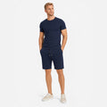 Men's Crew-Neck T-Shirt and Drawstring Shorts Set
