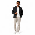 Men's Stand-Collar Zip Jacket Lightweight Regular Fit
